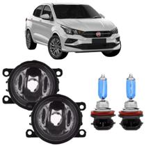 Par farol de milha fiat cronos 2017 a 2022 e super branca