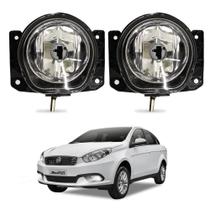 Par Farol de Milha Grand Siena 2012 a 2021 Auxiliar Neblina Par Farol de Milha Grand Siena 2012 a 2021 Auxiliar Neblina