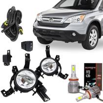 Par farol de milha honda cr-v 2007 2008 2009 + led Par farol de milha honda cr-v 2007 2008 2009 + led