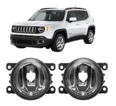 Par Farol de Milha Jeep Renegade 2016 até 2020 Par Farol de Milha Jeep Renegade 2016 até 2020
