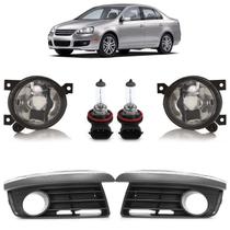 Par Farol de Milha+Par Grade do milha+Lâmpadas H11 Jetta 2005 A 2010 Par Farol de Milha+Par Grade do milha+Lâmpadas H11 Jetta 2005 A 2010