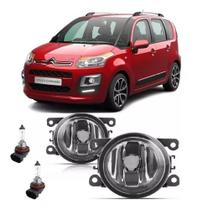 Par Farol De Milha Universal Citroen C3 Picasso 2013 2014 2015 + Lâmpada