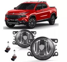 Par Farol De Milha Universal Fiat Toro 2016 2017 2018 2019 2020 + Lâmpada