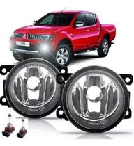 Par Farol De Milha Universal L200 Triton 2007 2008 2009 2010 2011 2012 2013 2014 2015 2016 + Lâmpada