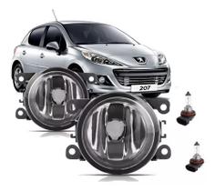 Par Farol De Milha Universal Peugeot 207 2007 2008 2009 2010 2011 2012 2013 2014 + Lâmpada