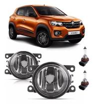 Par Farol De Milha Universal Renault Kwid 2017 2018 2019 2020 2021 + Lâmpada