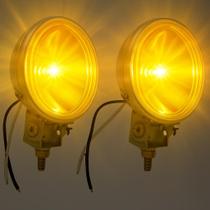 Par Farol De neblina Auxiliar Fusca 50/86 Itamar Amarelo 9cm Par Farol De neblina Auxiliar Fusca 50/86 Itamar Amarelo 9cm