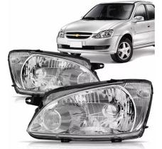 Par Farol Dianteiro Classic Chevrolet 2011 2012 2013 2014