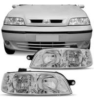 Par Farol Dianteiro Fiat Palio Siena Strada Weekend G2 2001 a 2007