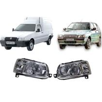 Par Farol Dianteiro Fiat Uno Mille Fiorino 2004 A 2014