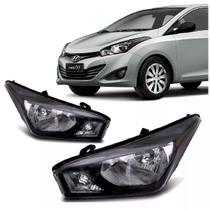 Par Farol Dianteiro HB20 2012 2013 2014 2015 2016 2017 Máscara Negra