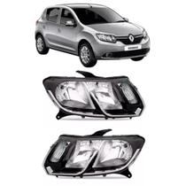 Par farol duplo h1/h7 logan/sandero 2014/19