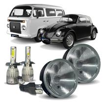 Par Farol e Lâmpada Led C6 Vw Kombi 1976 1977 1978 À 1983 1984