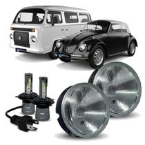 Par Farol e Lâmpada Led Vw Kombi 1985 1986 87 À 93 1994 1995