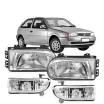 Par farol e neblina gol g2 1995 - 2000 masc cromado