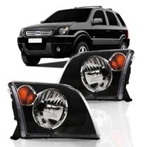 Par farol ecosport 2003 a 2008 mascara negra pisca ambar