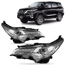 Par Farol Elétrico Hilux SW4 C/ Led 2016 A 2021 Par Farol Elétrico Hilux SW4 C/ Led 2016 A 2021