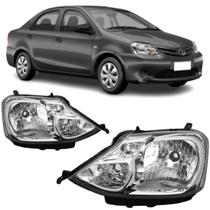 Par farol etios 2013 14 15 16 17 18 2019 cromado