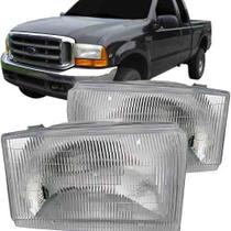 Par farol f250/f350 1998 a 2004 cromado