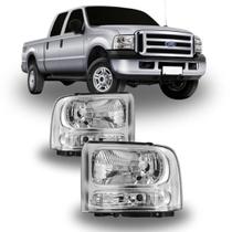 Par Farol F250/f350/f4000 2010 Até 2007 Serve Para 98/06 Par Farol F250/f350/f4000 2010 Até 2007 Serve Para 98/06