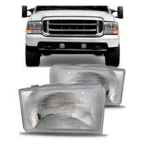 Par Farol F250 Sem Funçao Lanterna 1998 A 2004 Cromado