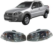 Par Farol Fiat Strada Working Fume Original 2012 A 2019 2020 Par Farol Fiat Strada Working Fume Original 2012 A 2019 2020