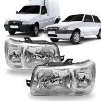 Par farol fiat uno 2004 ate 2013 mascara cromada Par farol fiat uno 2004 ate 2013 mascara cromada