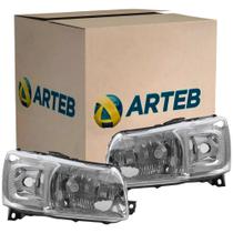 Par Farol Fiat Uno Mille Fiorino 2005-2012 H4 Original Arteb
