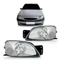 Par farol fiesta 2000 a 2002 com pisca cristal Par farol fiesta 2000 a 2002 com pisca cristal