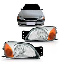 Par Farol Fiesta 2000 A 2002 Com Pisca Laranja