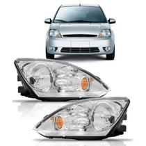 Par Farol Fiesta Amazon 2003 A 2006 Cromado