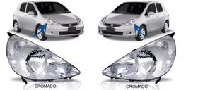 Par Farol Fit Cromado 2003 2004 2005 06 2007 2008 Par Farol Fit Cromado 2003 2004 2005 06 2007 2008