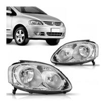 Par Farol Fox 04/09 Foco Duplo Cromado