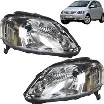 PAR Farol Fox 2004 2005 2006 2007 a 2009 Foco Simples Cromado