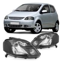 Par farol fox 2004 a 2009 máscara negra