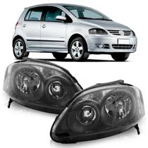 Par Farol Fox/Spacefox/Crossfox 2008 A 2010 Mascara Negra Foco Duplo