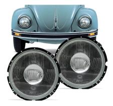 Par Farol Fusca 77 A 94 Com Chapa H4 Com Vigia - Iam