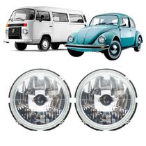 Par Farol Fusca Passat 1976/1996 Kombi 1976/2014 Lente Lisa Par Farol Fusca Passat 1976/1996 Kombi 1976/2014 Lente Lisa
