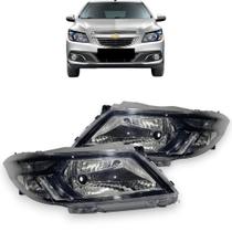 Par Farol Gm Onix/Prisma Mascara Negra 2012 A 2020 Arteb