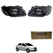 Par Farol Gm Onix/Prisma Mascara Negra 2012 A 2020 Arteb Par Farol Gm Onix/Prisma Mascara Negra 2012 A 2020 Arteb