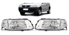 Par farol gol 1999 a 2005 g3 masc cromada com defletor foco simples ld le Par farol gol 1999 a 2005 g3 masc cromada com defletor foco simples ld le