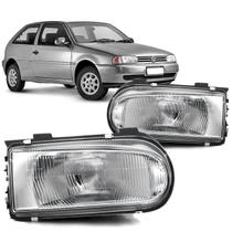Par farol gol g2 saveiro parati 94 até 05 cromada cibié pl Par farol gol g2 saveiro parati 94 até 05 cromada cibié pl