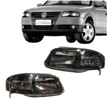 Par Farol Gol G4 2005 A 2014 Masc Negra Power Lado Esq / Dir