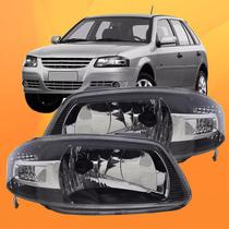 PAR Farol Gol G4 Power 2006 2007 2008 2009 Mascara Negra