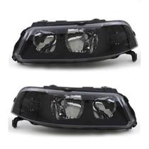 Par farol gol/parati/saveiro 99/05 masc. negra Par farol gol/parati/saveiro 99/05 masc. negra