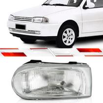 Par Farol Gol Parati Saveiro G2 1995 Ate 1999 Mod Cibie Mascara Metalizada Com Soquete