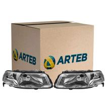 Par Farol Gol Parati Saveiro G3 Foco Simples Original Arteb