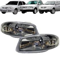 Par Farol Gol Parati Saveiro G4 2005 a 2008 Mascara Negra Arteb