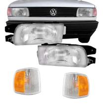 Par Farol Gol Parati Voyage G1 91/95 Saveiro G1 91 91/97 Foco Simples + Piscas Par Farol Gol Parati Voyage G1 91/95 Saveiro G1 91 91/97 Foco Simples + Piscas