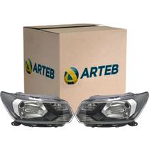 Par Farol Gol Saveiro Voyage 2017-2022 Original Arteb Máscara Negra Par Farol Gol Saveiro Voyage 2017-2022 Original Arteb Máscara Negra